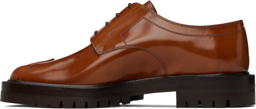 Maison Margiela Tan Tabi Lace-Up Derbys - Picture 3