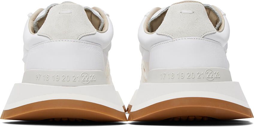 Maison Margiela White Evolution Runner Sneakers - Picture 3