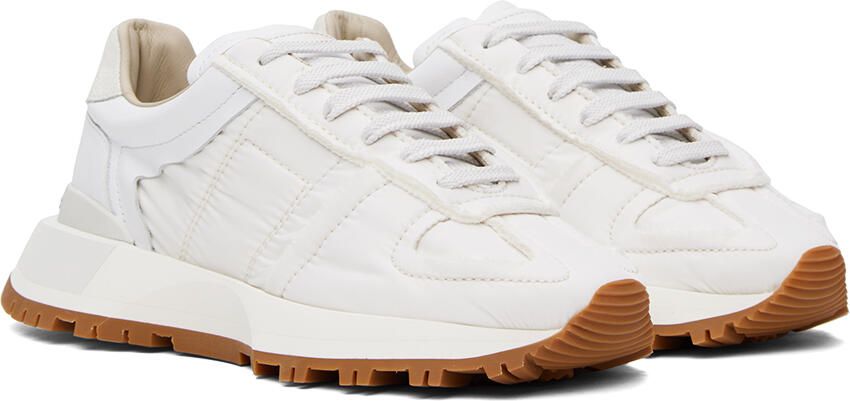 Maison Margiela White Evolution Runner Sneakers - Picture 4