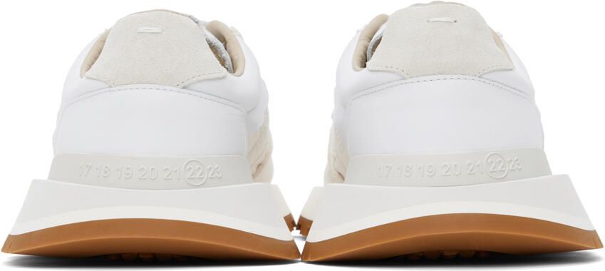 Maison Margiela White Evolution Runner Sneakers - Picture 4
