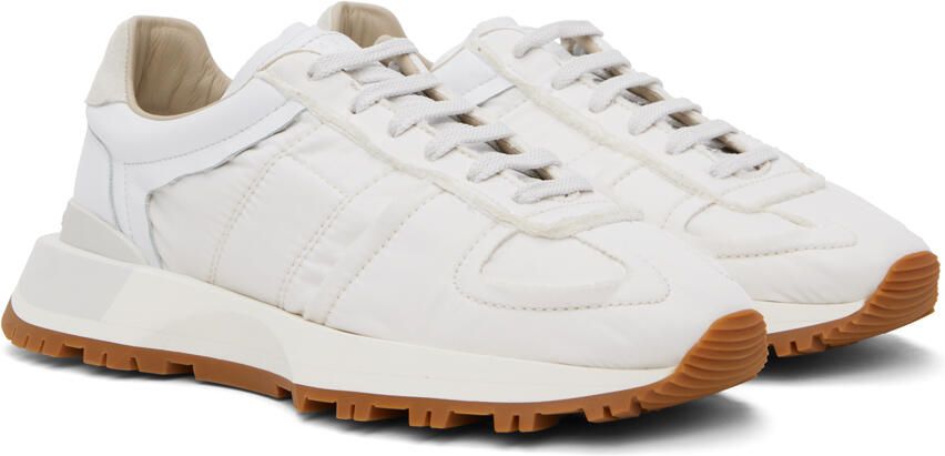 Maison Margiela White Evolution Runner Sneakers - Picture 3