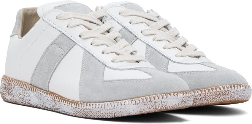 Maison Margiela White & Gray Replica Sneakers - Picture 2