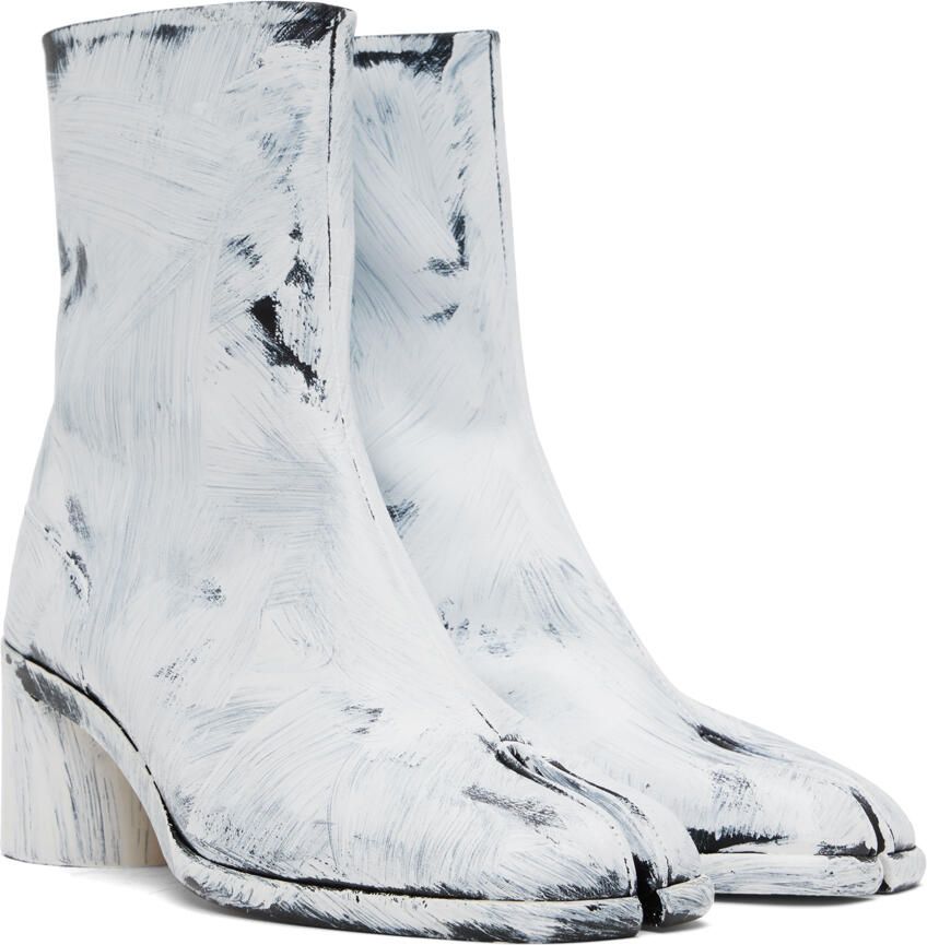 Maison Margiela White Tabi Bianchetto Boots