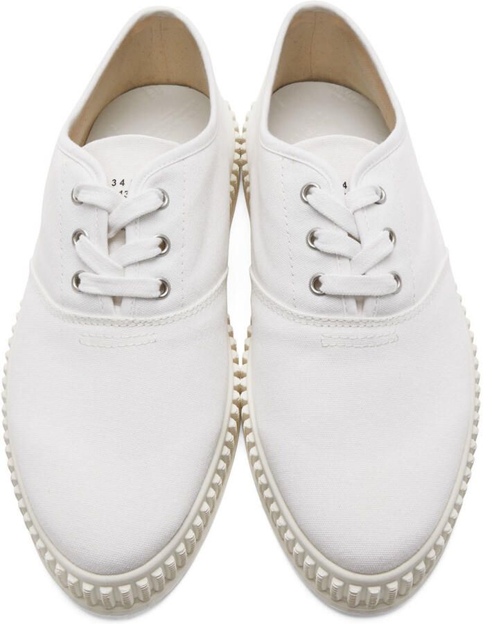 Maison Margiela White Canvas Sneakers