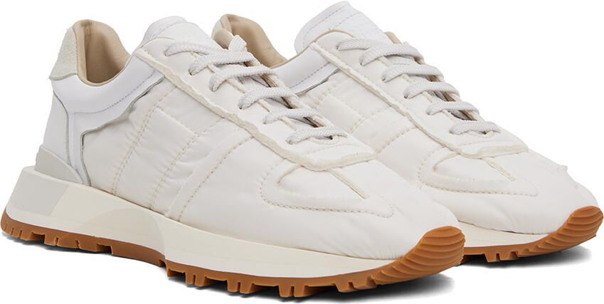 Maison Margiela White Evolution Runner Sneakers - Picture 2