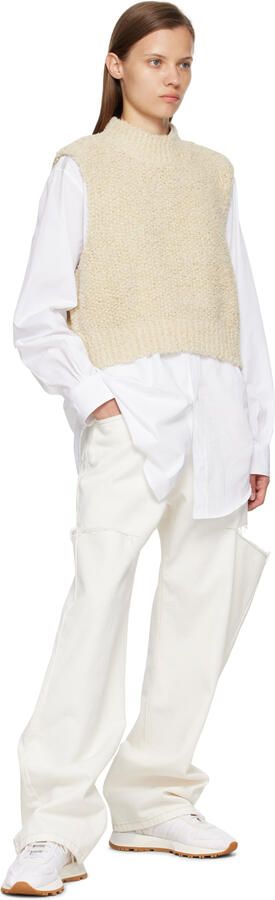 Maison Margiela White Evolution Runner Sneakers - Picture 8