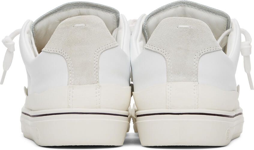 Maison Margiela White Low-Top Sneakers - Picture 2