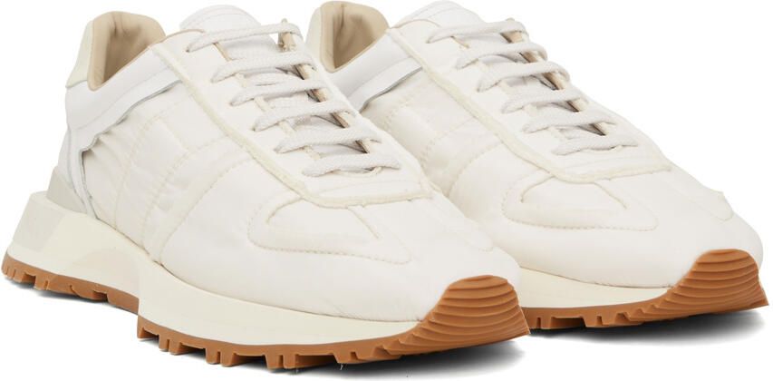 Maison Margiela White Evolution Runner Sneakers - Picture 2
