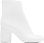 Maison Margiela White Rubber Tabi Boots - Thumbnail 1