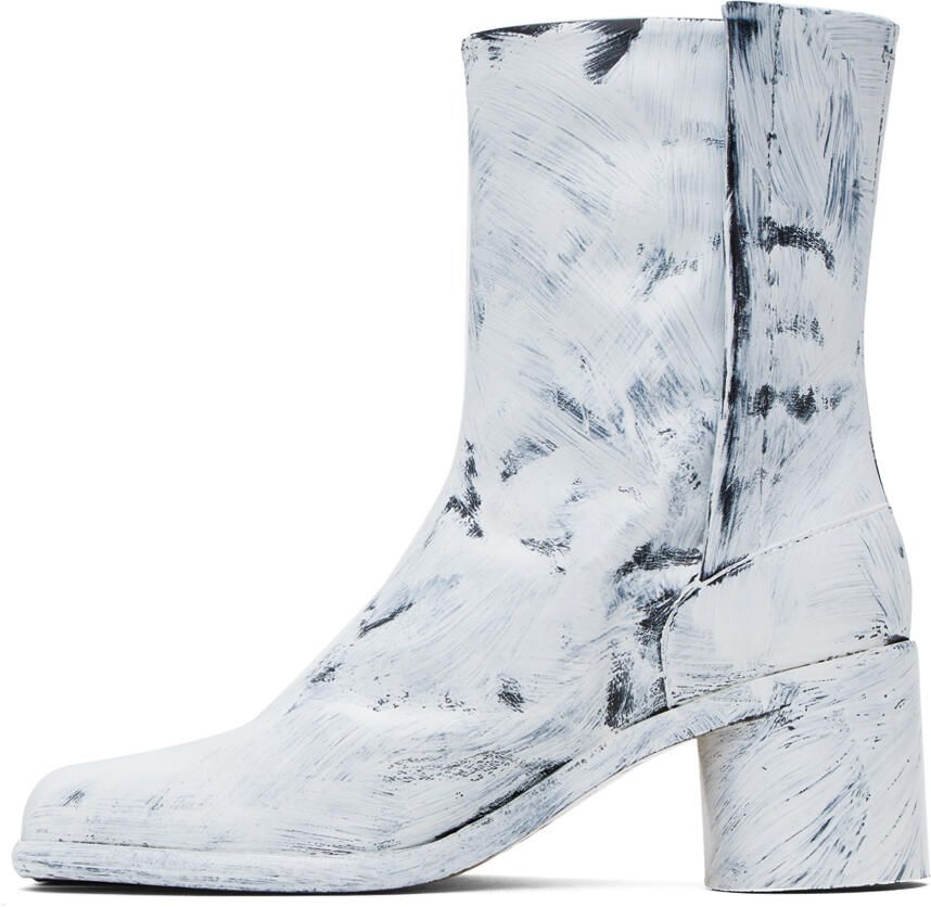 Maison Margiela White Tabi Bianchetto Boots - Picture 3