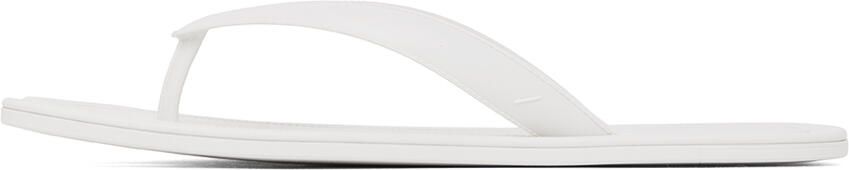 Maison Margiela White Tabi Flip Flops - Picture 4