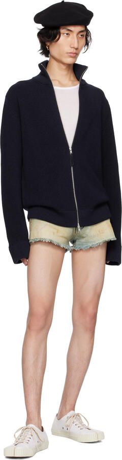 Maison Margiela White Canvas High-Top Sneakers - Picture 11