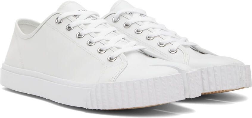 Maison Margiela White Tabi Sneakers - Picture 2