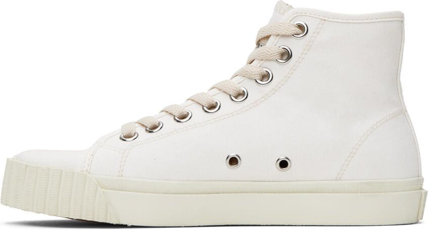 Maison Margiela White Tabi Sneakers - Picture 3