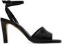 Manolo Blahnik Black Araspe Heeled Sandals - Thumbnail 1