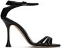 Manolo Blahnik Black Caracol Heeled Sandals - Thumbnail 1