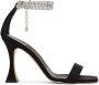 Manolo Blahnik Black Charona Heeled Sandals - Thumbnail 1