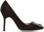 Manolo Blahnik Black Hangisi Pumps - Thumbnail 1