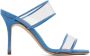 Manolo Blahnik Blue INVYMU Heeled Sandals - Thumbnail 1