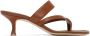 Manolo Blahnik Brown Susa Sandals - Thumbnail 1