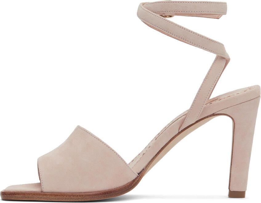 Manolo Blahnik Beige Araspe Heeled Sandals - Picture 3