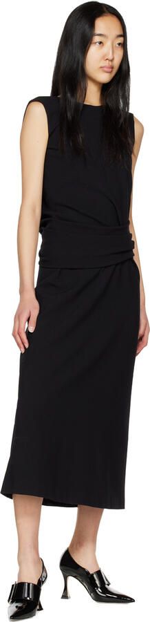 Manolo Blahnik Black Arre Heels - Picture 4