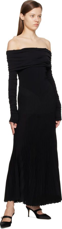 Manolo Blahnik Black Camparimu Jewel Heels - Picture 4