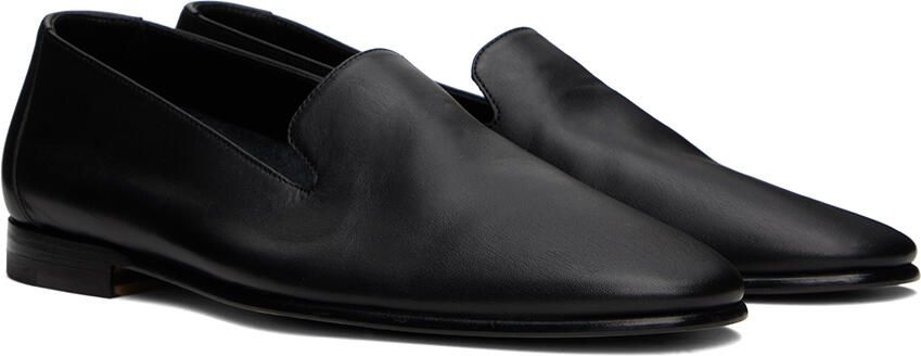 Manolo Blahnik Black Mario Loafers - Picture 2