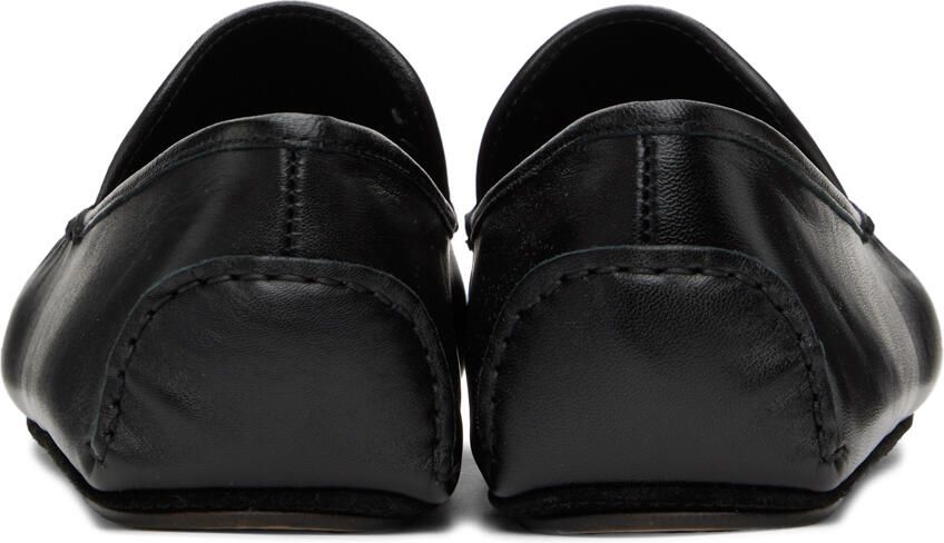 Manolo Blahnik Black Mayfair Loafers