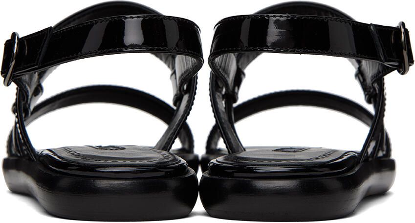 Manolo Blahnik Black Memaar Sandals
