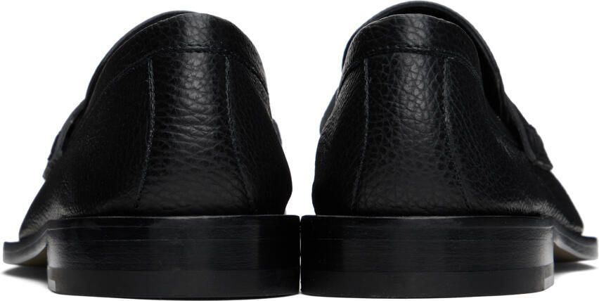 Manolo Blahnik Black Perry Loafers