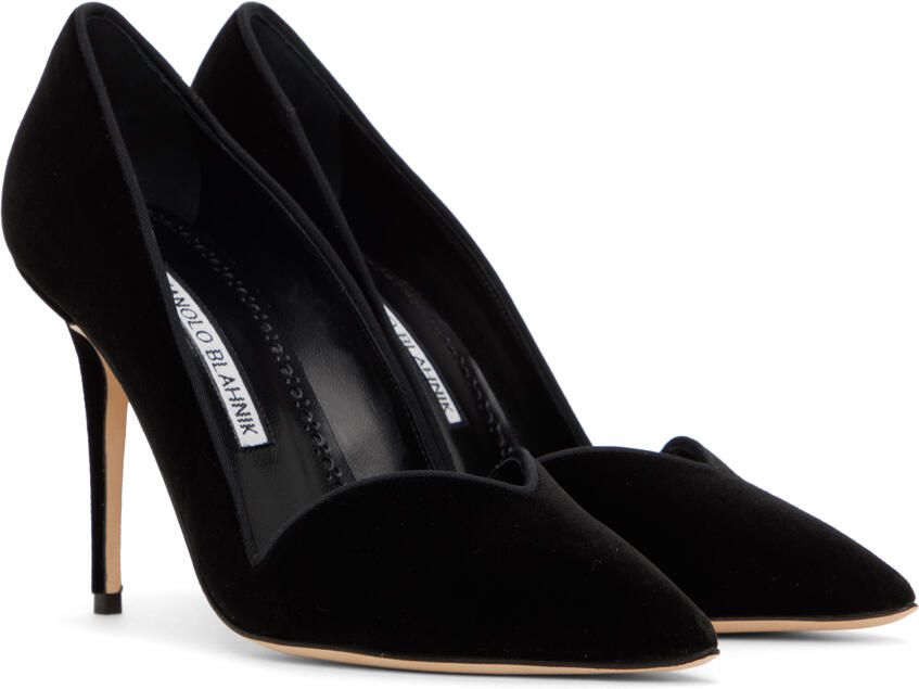 Manolo Blahnik Black Sinbelahi Heels - Picture 2