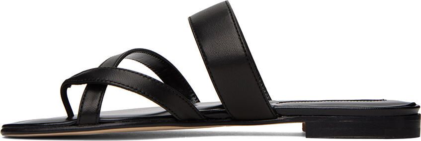 Manolo Blahnik Black Susa Sandals - Picture 3