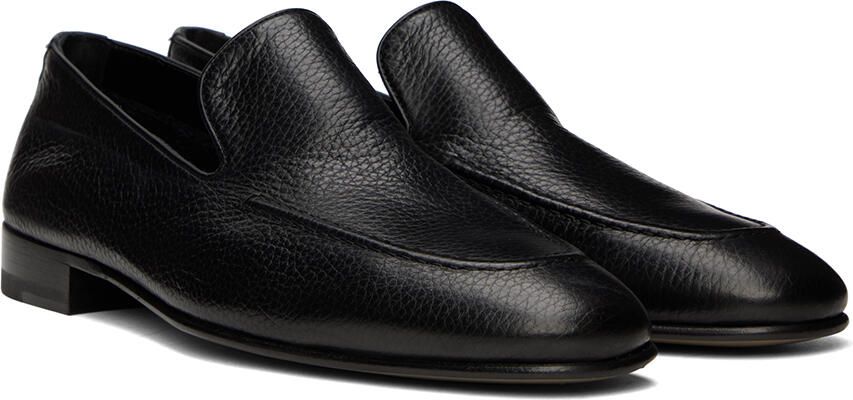 Manolo Blahnik Black Truro Loafers - Picture 2