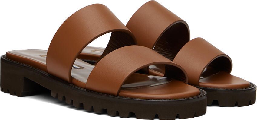 Manolo Blahnik Brown Gadmu Sandals - Picture 2