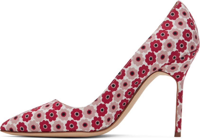 Manolo Blahnik Pink BB Pumps - Picture 3