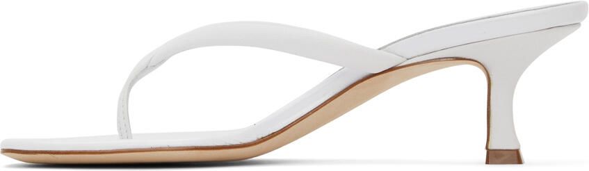 Manolo Blahnik White Paterno Heeled Sandals - Picture 4