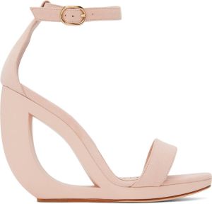 Manolo Blahnik Pink Rocar Sandals