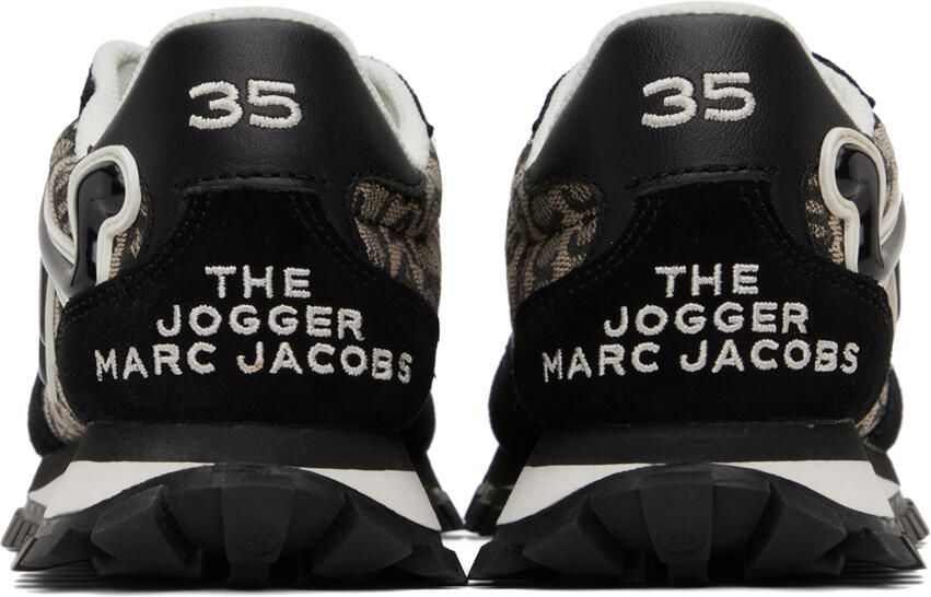 Marc Jacobs Black & White 'The Monogram Jogger' Sneakers