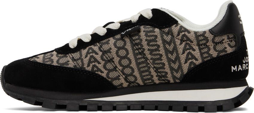 Marc Jacobs Black & White 'The Monogram Jogger' Sneakers - Picture 3
