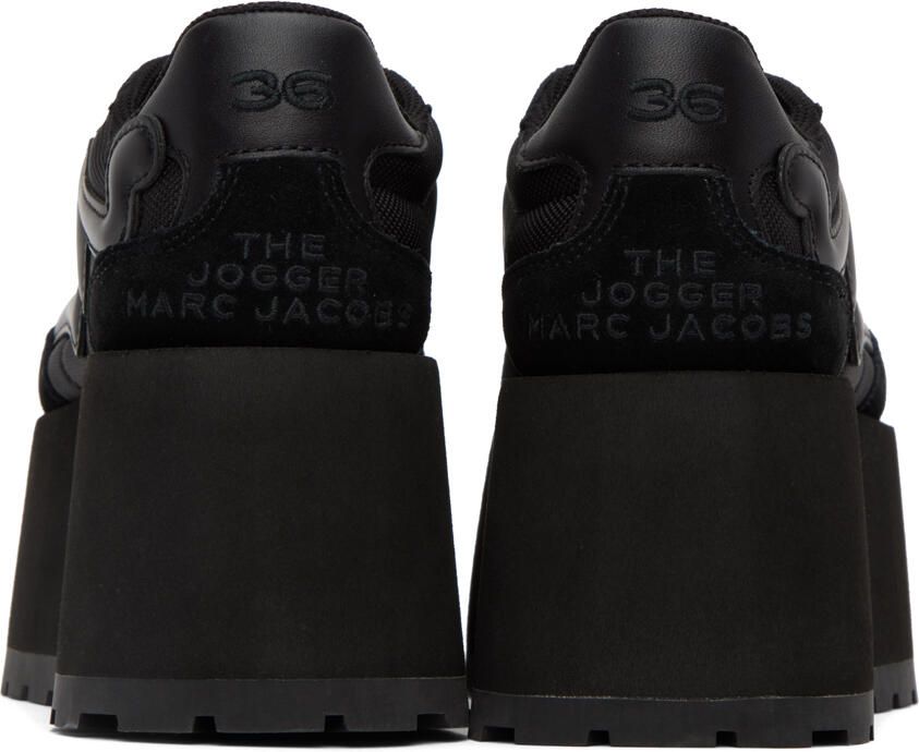 Marc Jacobs Black 'The Platform Jogger' Sneakers