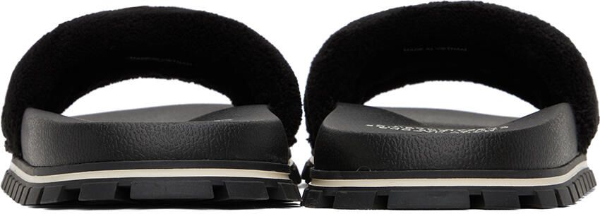 Marc Jacobs Black 'The Terry Slide' Sandals - Picture 3