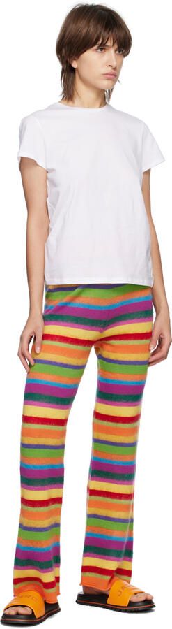 Marc Jacobs The Leather Slide logo-embossed slides Orange - Picture 3