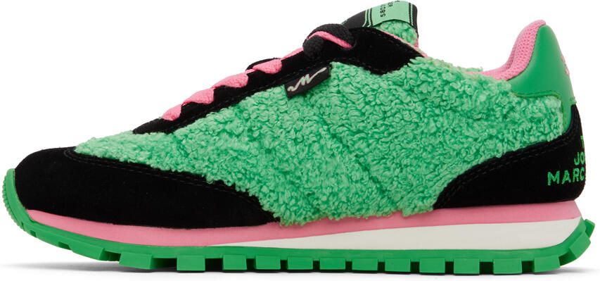 Marc Jacobs Pink & Green 'The Teddy Jogger' Sneakers - Picture 3