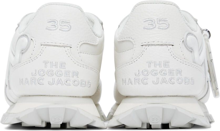 Marc Jacobs White 'The Leather Jogger' Sneakers