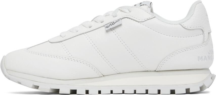 Marc Jacobs White 'The Leather Jogger' Sneakers - Picture 3