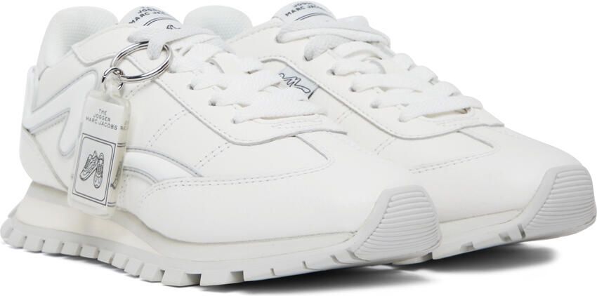 Marc Jacobs White 'The Leather Jogger' Sneakers - Picture 2
