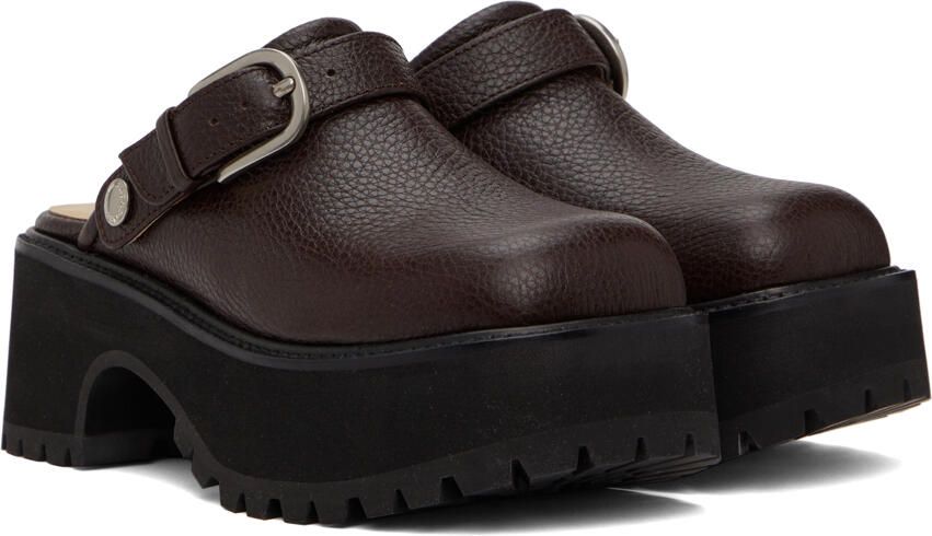 Marge Sherwood Brown 70's Clogs - Picture 2