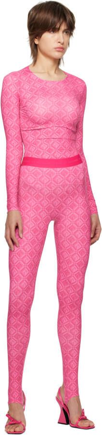 Marine Serre Black Leather Ankle Boots