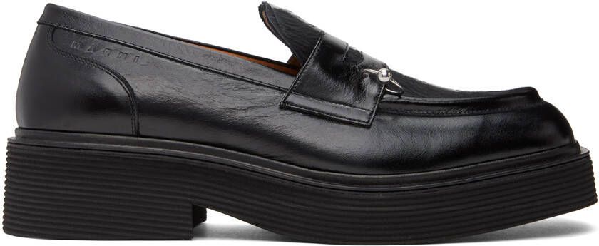 Marni Black O-Ring Loafers